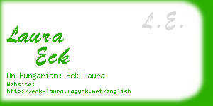 laura eck business card